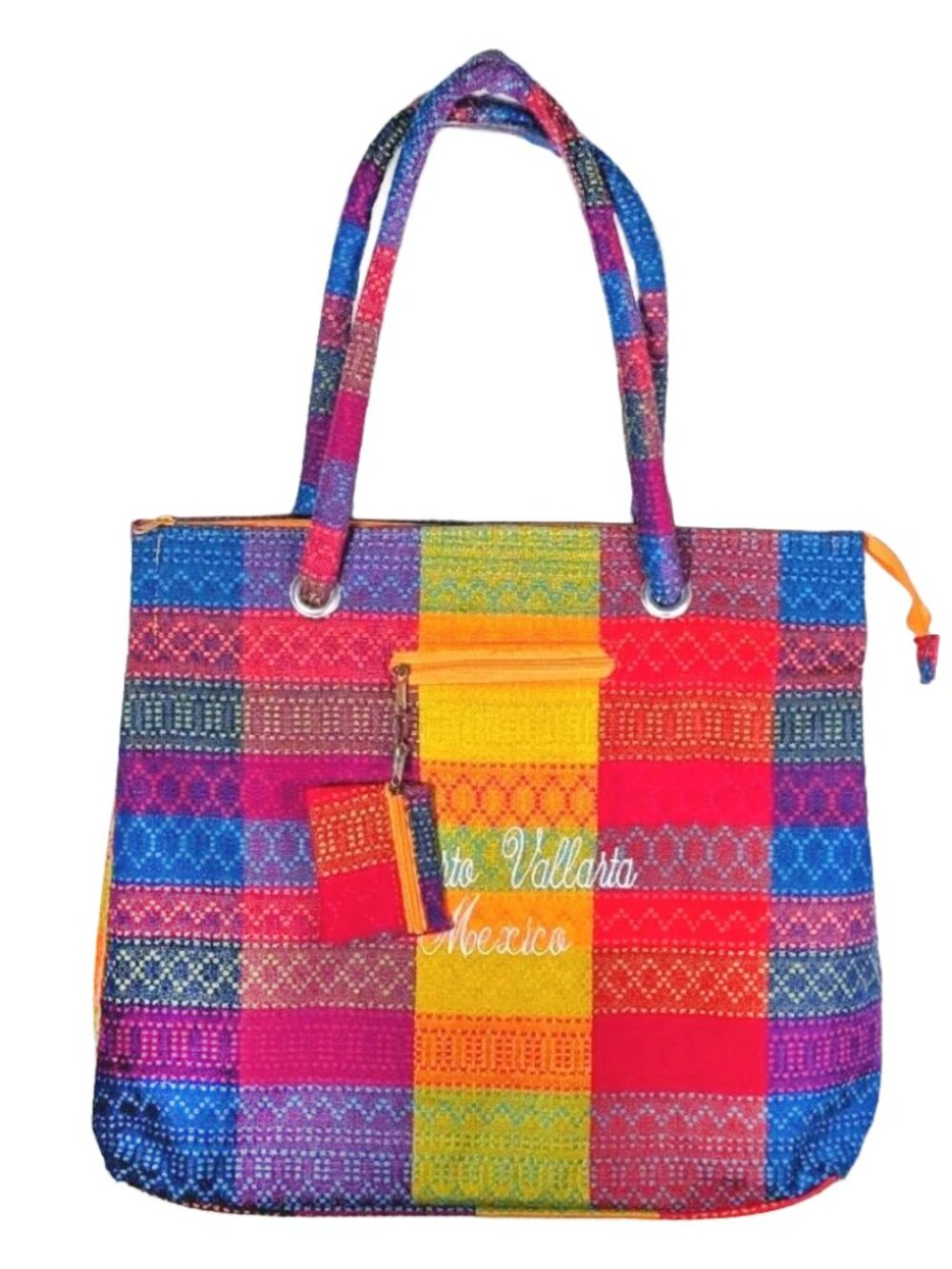 Puerta Vallarta Mexico Large Tote Bag